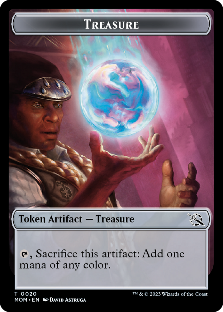 Treasure (20) // Vampire Double-Sided Token [March of the Machine Tokens] - PokeCharles PokeStore