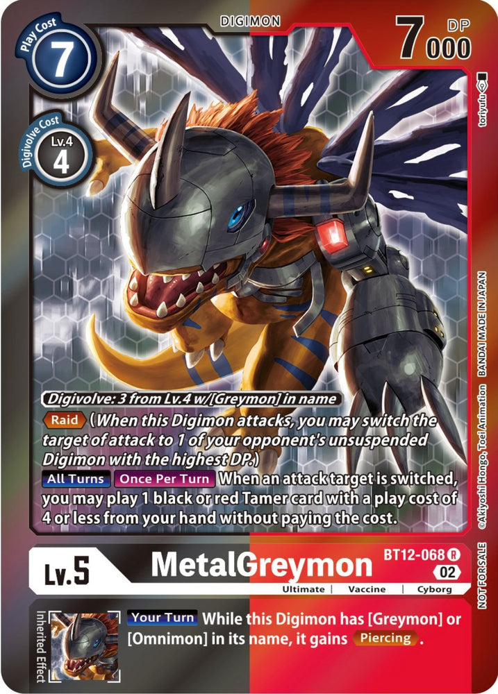 MetalGreymon [BT12-068] (Tamer Party -Special-) [Across Time Promos] - PokeCharles PokeStore