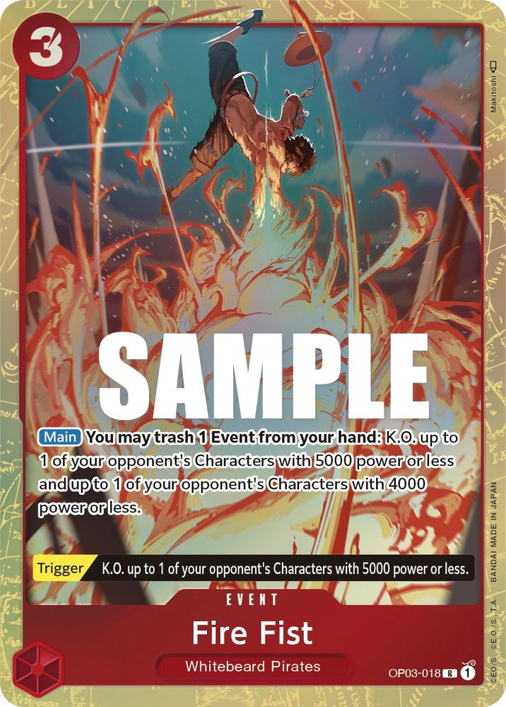 Fire Fist (Alternate Art) [Pillars of Strength] - PokeCharles PokeStore