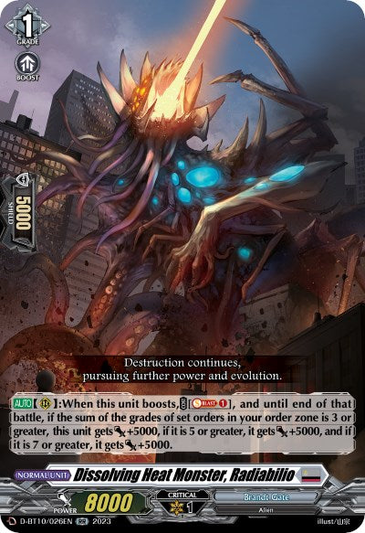 Dissolving Heat Monster, Radiabilio (D-BT10/026EN) [Dragon Masquerade] - PokeCharles PokeStore