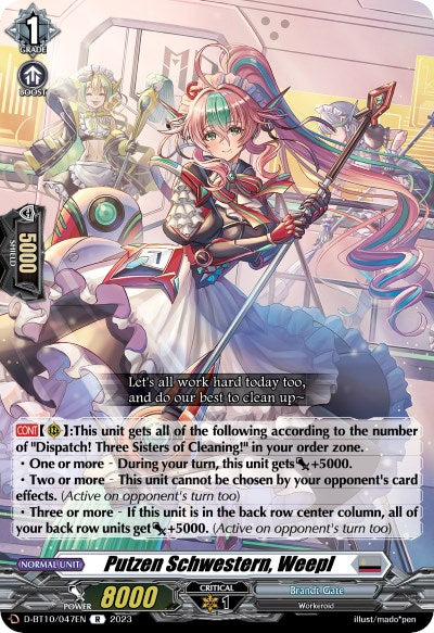 Putzen Schwestern, Weepl (D-BT10/047EN) [Dragon Masquerade] - PokeCharles PokeStore