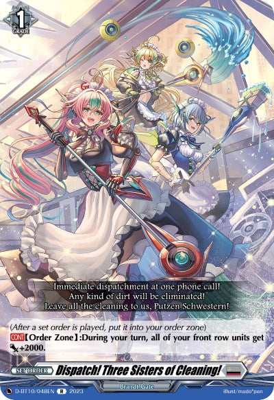 Dispatch! Three Sisters of Cleaning! (D-BT10/048EN) [Dragon Masquerade] - PokeCharles PokeStore