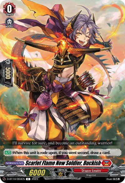 Scarlet Flame New Soldier, Buckish (D-BT10/064EN) [Dragon Masquerade] - PokeCharles PokeStore