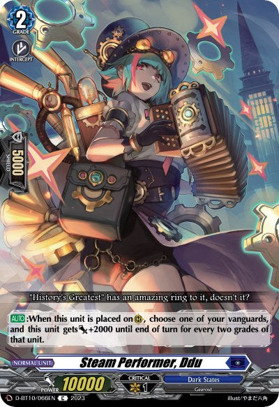 Steam Performer, Ddu (D-BT10/066EN) [Dragon Masquerade] - PokeCharles PokeStore