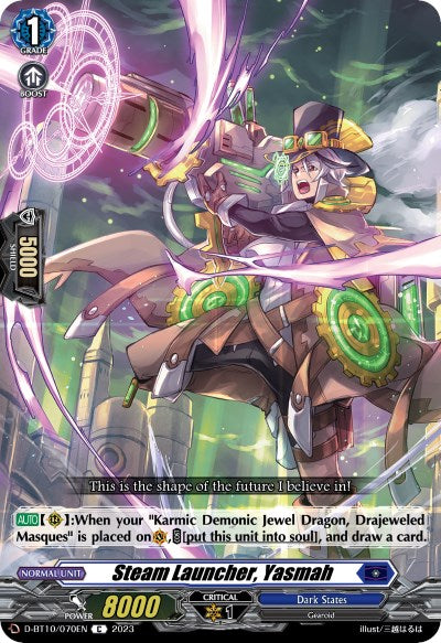 Steam Launcher, Yasmah (D-BT10/070EN) [Dragon Masquerade] - PokeCharles PokeStore