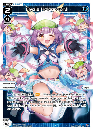 Aya's Holograph! (WXDi-P09-036[EN]) [Conflated Diva]