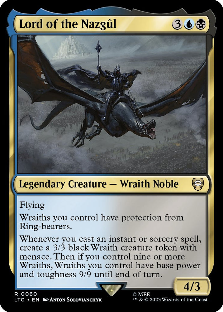 Lord of the Nazgul [The Lord of the Rings: Tales of Middle-Earth Commander] - PokeCharles PokeStore