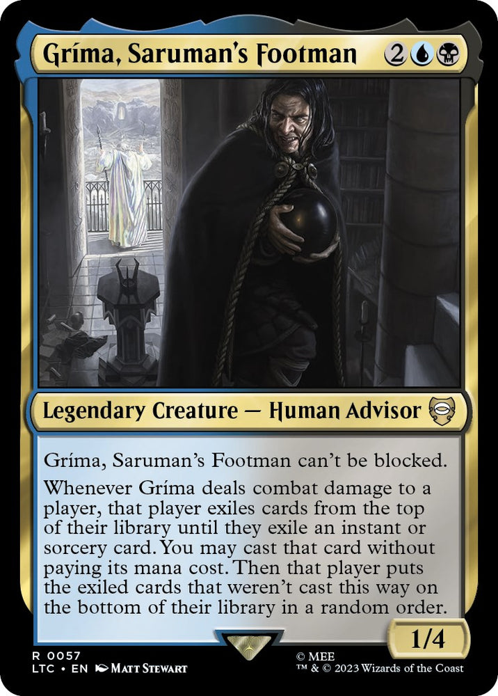 Grima, Saruman's Footman [The Lord of the Rings: Tales of Middle-Earth Commander] - PokeCharles PokeStore