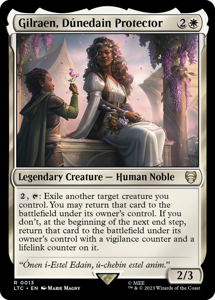 Gilraen, Dunedain Protector [The Lord of the Rings: Tales of Middle-Earth Commander] - PokeCharles PokeStore