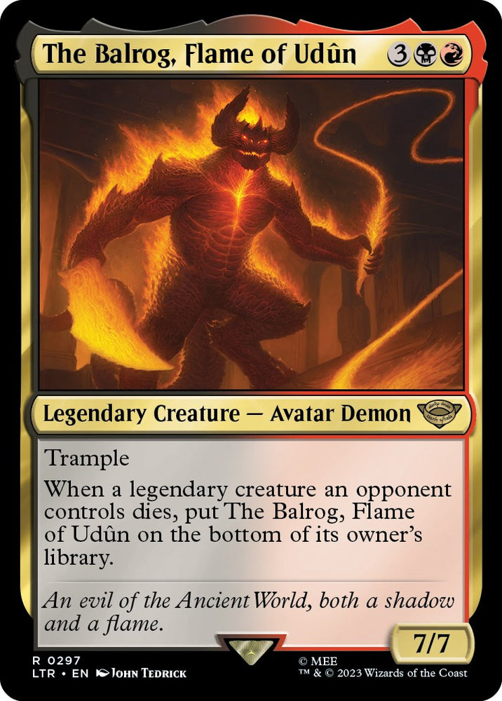 The Balrog, Flame of Udun [The Lord of the Rings: Tales of Middle-Earth] - PokeCharles PokeStore