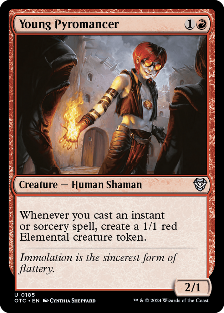 Young Pyromancer [Outlaws of Thunder Junction Commander] - PokeCharles PokeStore