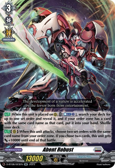 Abent Robust (D-BT08/023EN) [Minerva Rising] - PokeCharles PokeStore