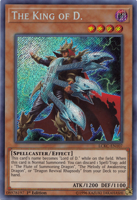 The King of D. [LCKC-EN107] Secret Rare - PokeCharles PokeStore