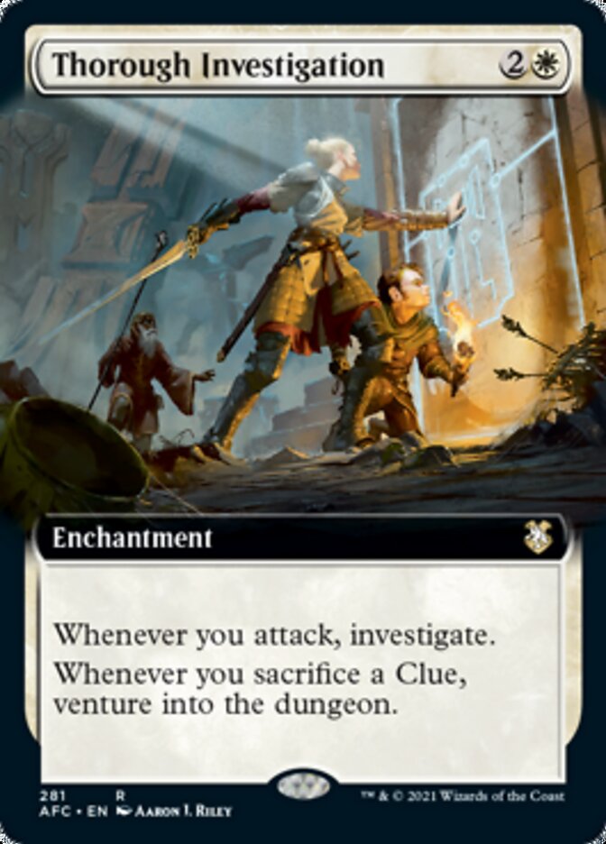 Thorough Investigation (Extended Art) [Dungeons & Dragons: Adventures in the Forgotten Realms Commander] - PokeCharles PokeStore