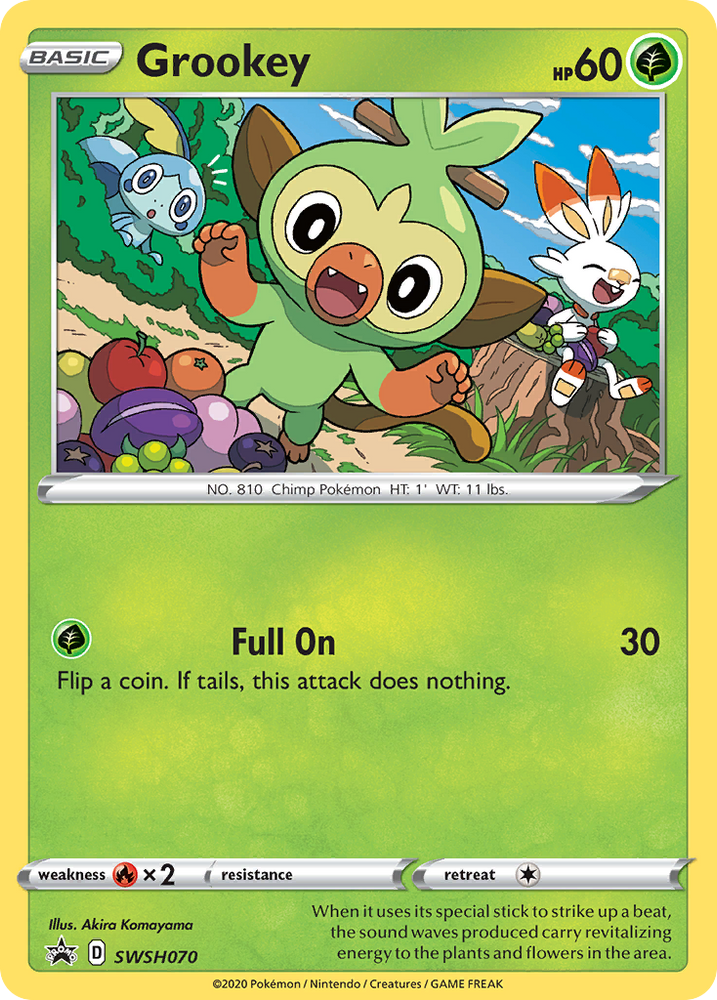 Grookey (SWSH070) [Sword & Shield: Black Star Promos] - PokeCharles PokeStore