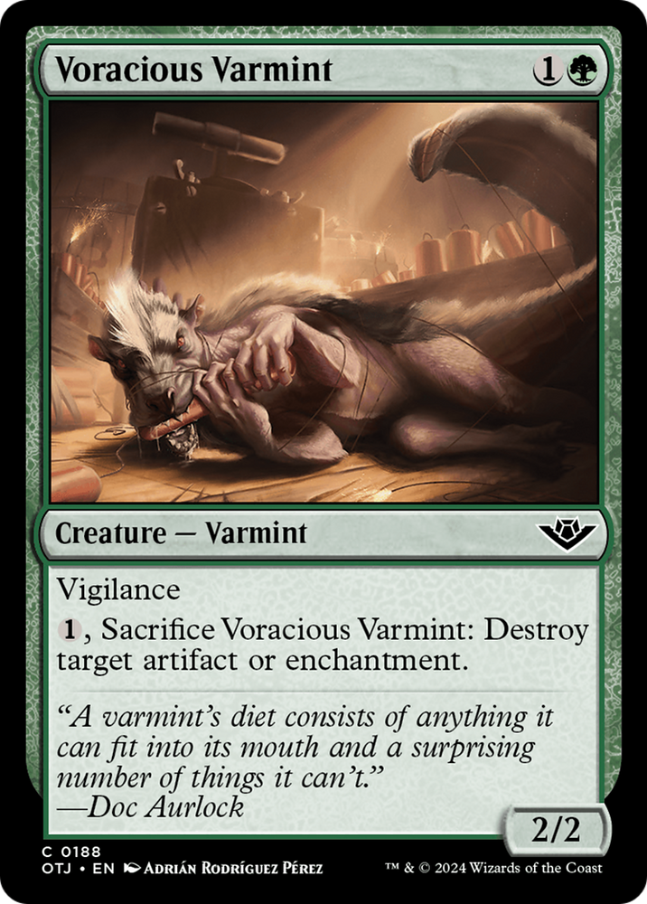 Voracious Varmint [Outlaws of Thunder Junction] - PokeCharles PokeStore