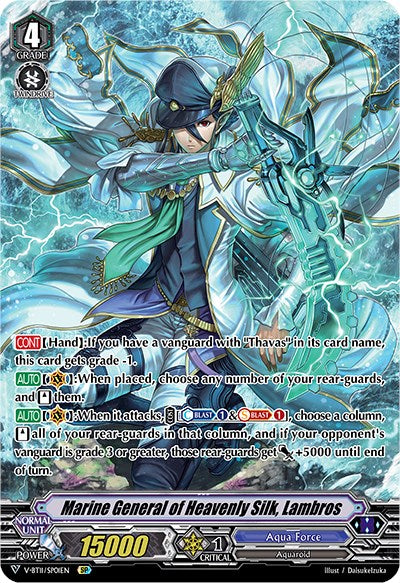 Marine General of Heavenly Silk, Lambros (V-BT11/SP01EN) [Storm of the Blue Cavalry] - PokeCharles PokeStore