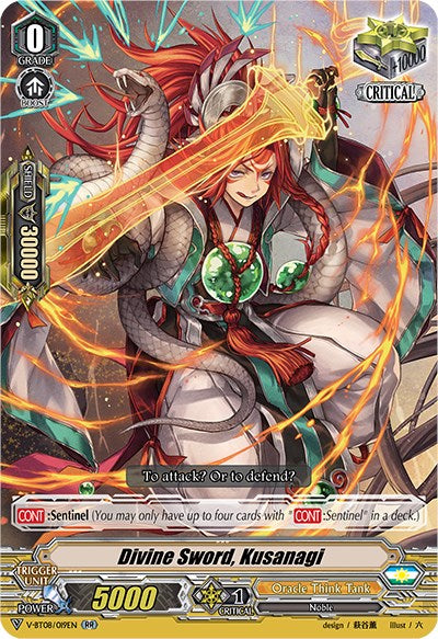 Divine Sword, Kusanagi (V-BT08/019EN RR) [Silverdust Blaze] - PokeCharles PokeStore