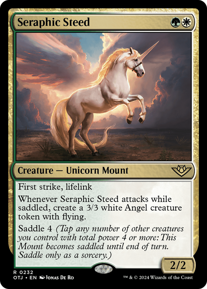 Seraphic Steed [Outlaws of Thunder Junction] - PokeCharles PokeStore