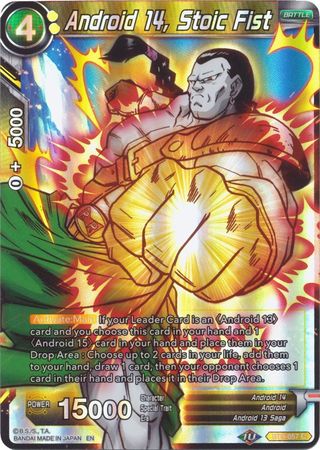 Android 14, Stoic Fist (Reprint) (BT9-057) [Battle Evolution Booster] - PokeCharles PokeStore