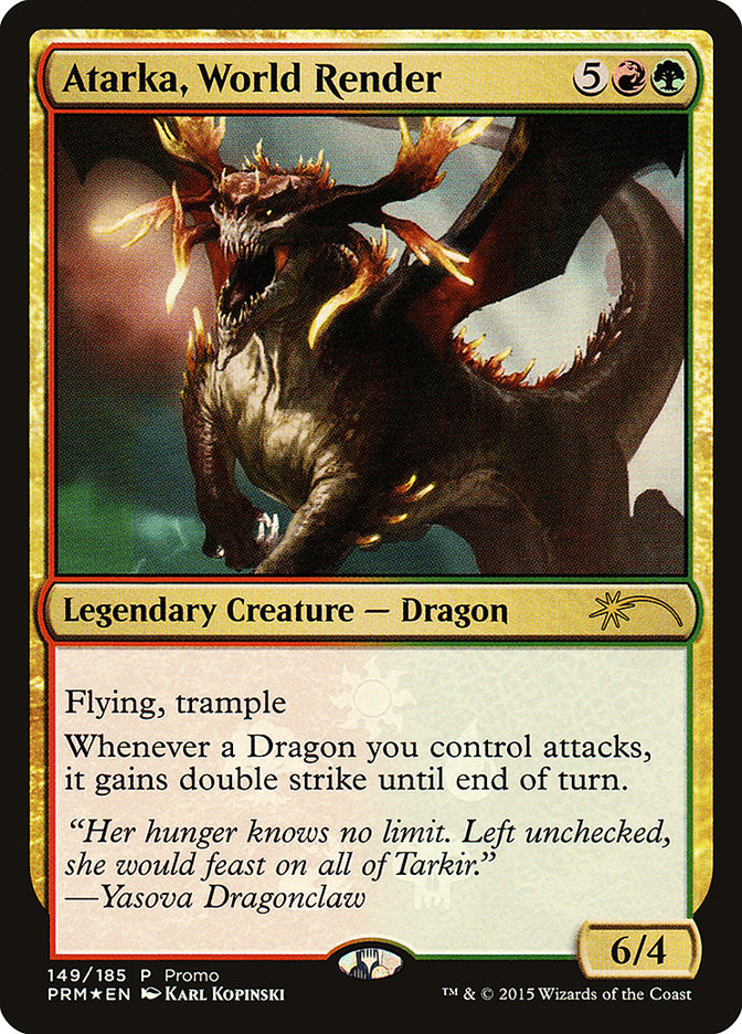 Atarka, World Render [Resale Promos] - PokeCharles PokeStore