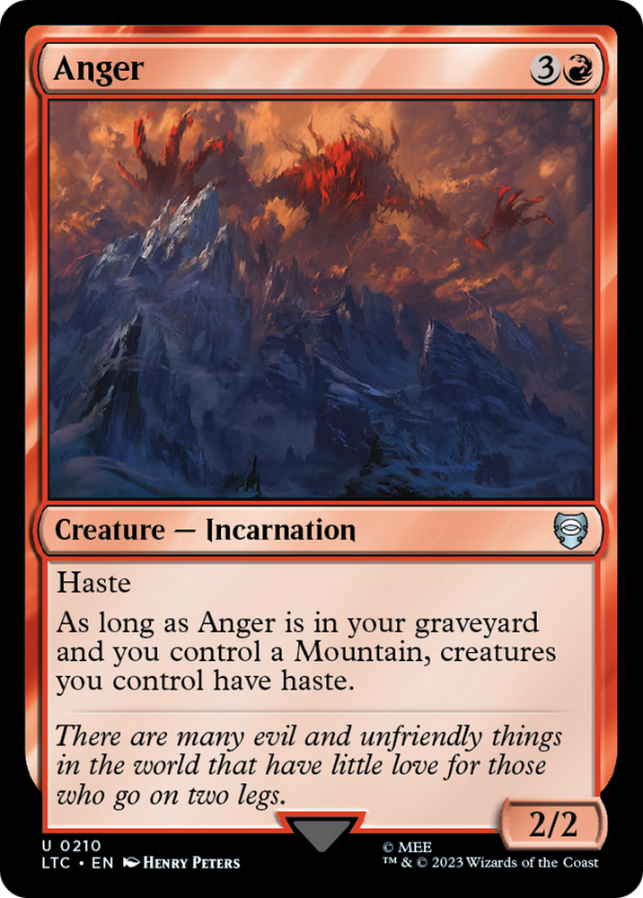 Anger [The Lord of the Rings: Tales of Middle-Earth Commander] - PokeCharles PokeStore