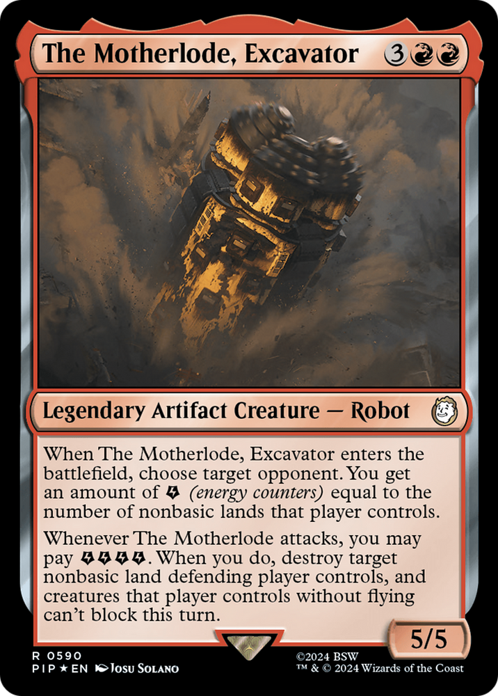 The Motherlode, Excavator (Surge Foil) [Fallout] - PokeCharles PokeStore