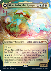 Nicol Bolas, the Ravager // Nicol Bolas, the Arisen (Borderless) [Secret Lair: From Cute to Brute] - PokeCharles PokeStore