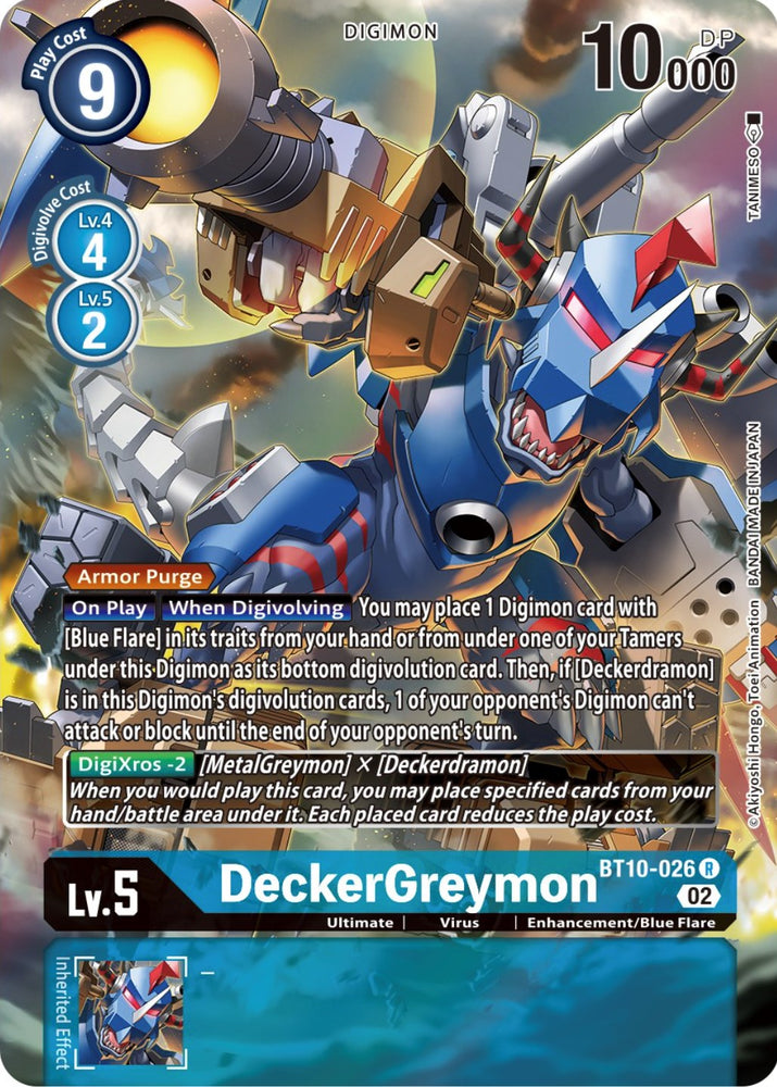 DeckerGreymon [BT10-026] (Alternate Art) [Xros Encounter] - PokeCharles PokeStore