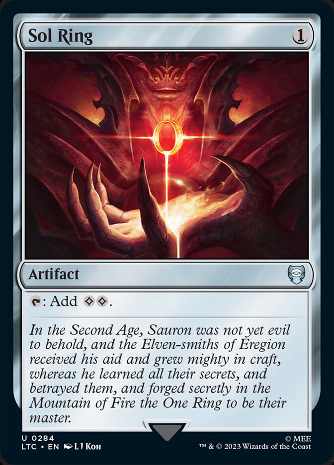 Sol Ring [The Lord of the Rings: Tales of Middle-Earth Commander] - PokeCharles PokeStore