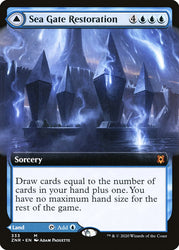 Sea Gate Restoration // Sea Gate, Reborn (Extended Art) [Zendikar Rising] - PokeCharles PokeStore