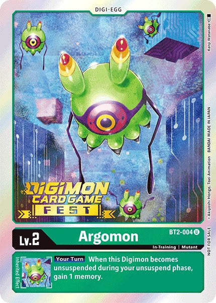 Argomon [BT2-004] (Digimon Card Game Fest 2022) [Release Special Booster Promos] - PokeCharles PokeStore
