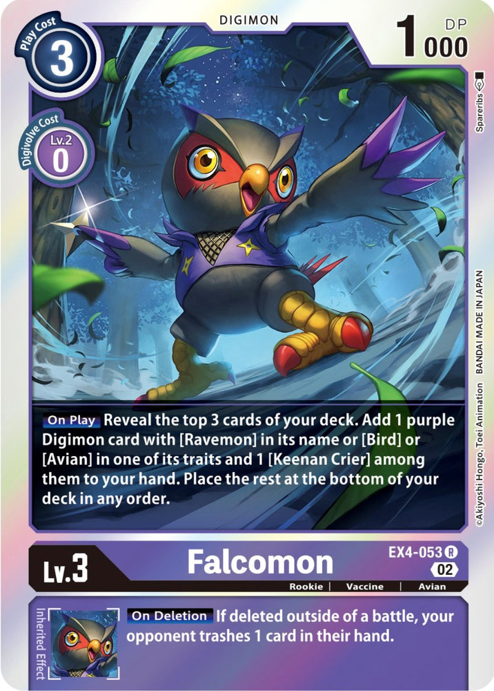 Falcomon [EX4-053] [Alternative Being Booster] - PokeCharles PokeStore