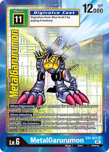 MetalGarurumon [EX1-021] (Alternate Art) [Classic Collection] - PokeCharles PokeStore