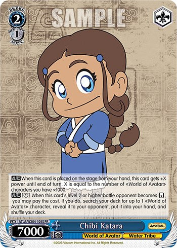 Chibi Katara (Foil) [Avatar: The Last Airbender] - PokeCharles PokeStore