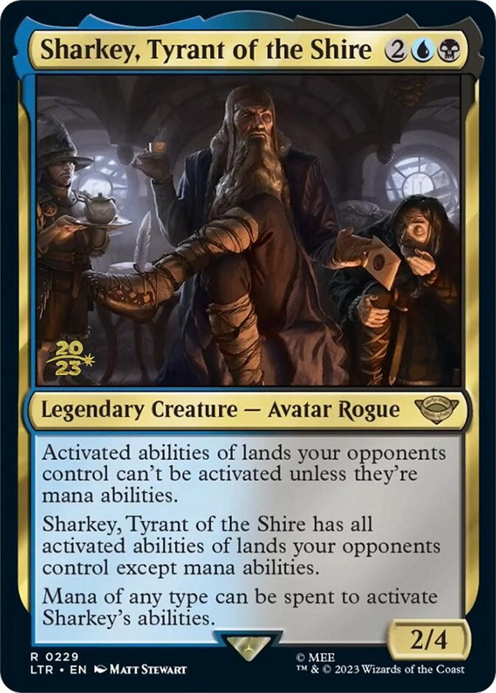 Sharkey, Tyrant of the Shire [The Lord of the Rings: Tales of Middle-Earth Prerelease Promos] - PokeCharles PokeStore