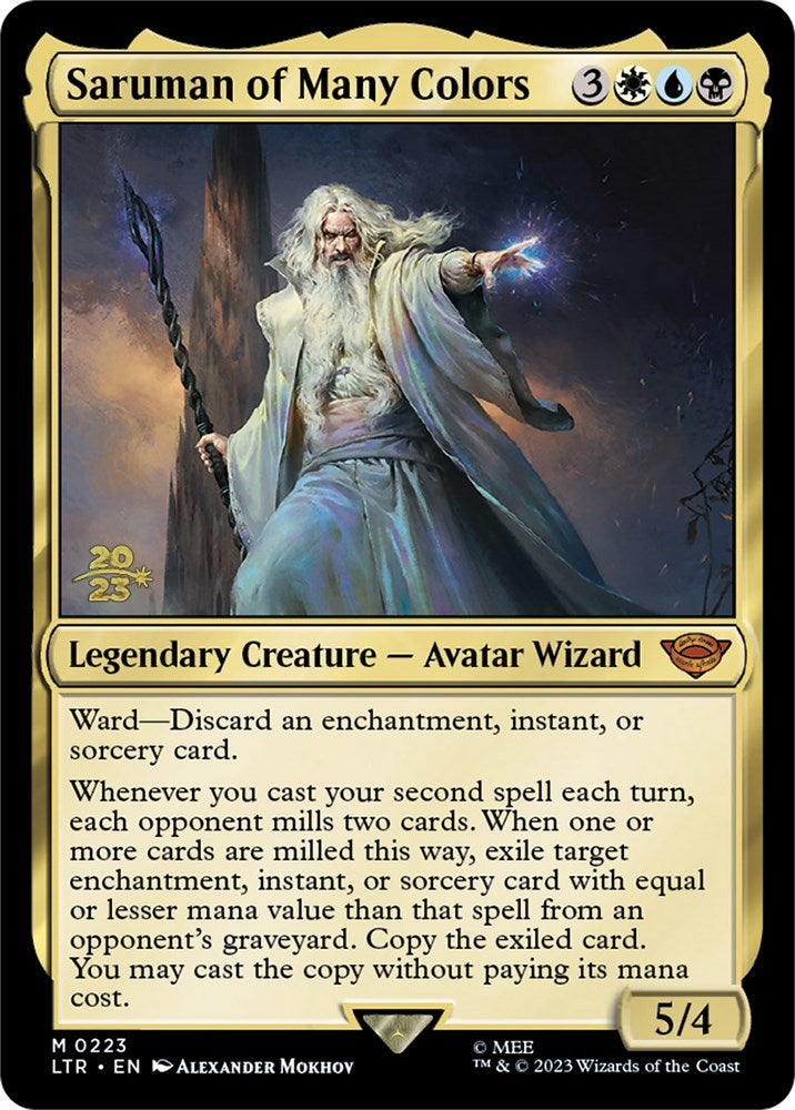 Saruman of Many Colors [The Lord of the Rings: Tales of Middle-Earth Prerelease Promos] - PokeCharles PokeStore