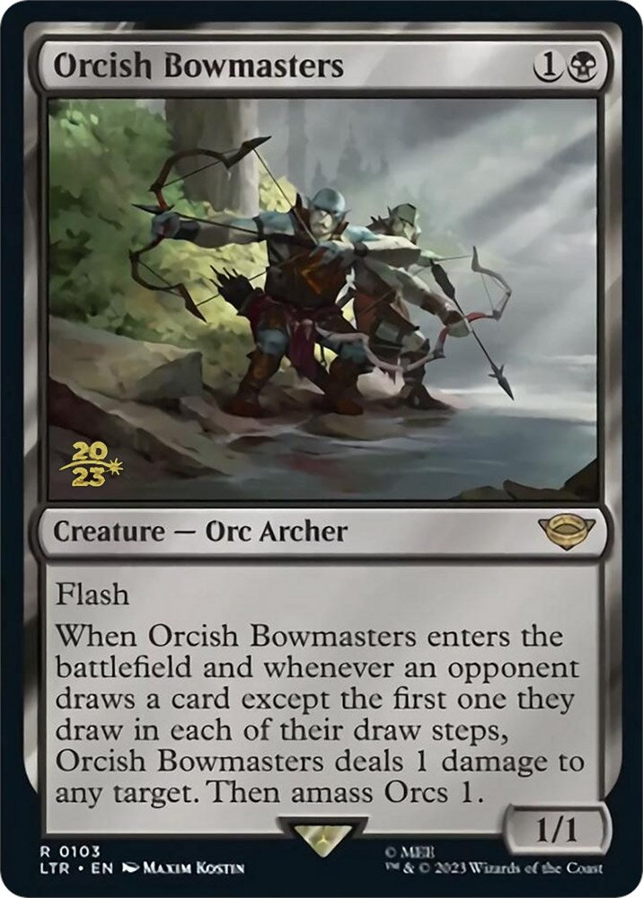 Orcish Bowmasters [The Lord of the Rings: Tales of Middle-Earth Prerelease Promos] - PokeCharles PokeStore