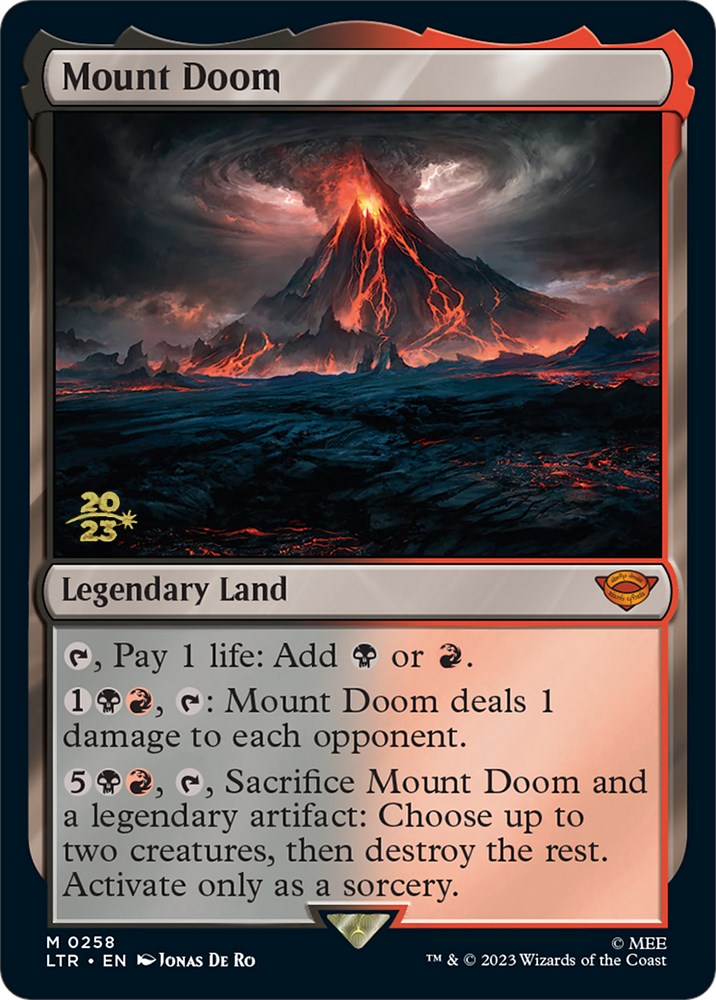 Mount Doom [The Lord of the Rings: Tales of Middle-Earth Prerelease Promos] - PokeCharles PokeStore