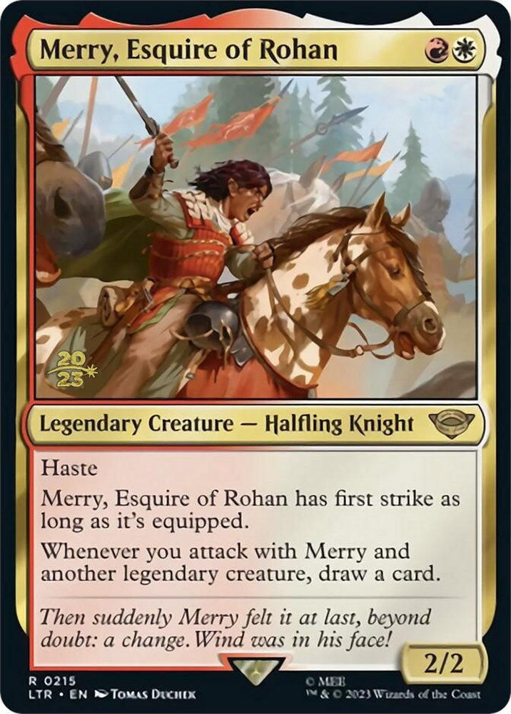 Merry, Esquire of Rohan [The Lord of the Rings: Tales of Middle-Earth Prerelease Promos] - PokeCharles PokeStore