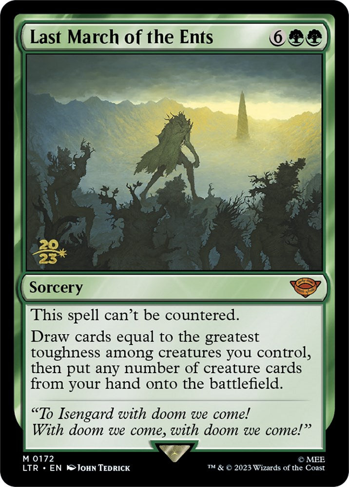 Last March of the Ents [The Lord of the Rings: Tales of Middle-Earth Prerelease Promos] - PokeCharles PokeStore