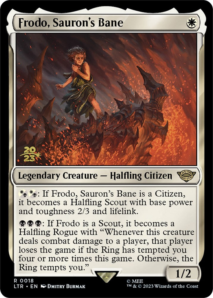 Frodo, Sauron's Bane [The Lord of the Rings: Tales of Middle-Earth Prerelease Promos] - PokeCharles PokeStore