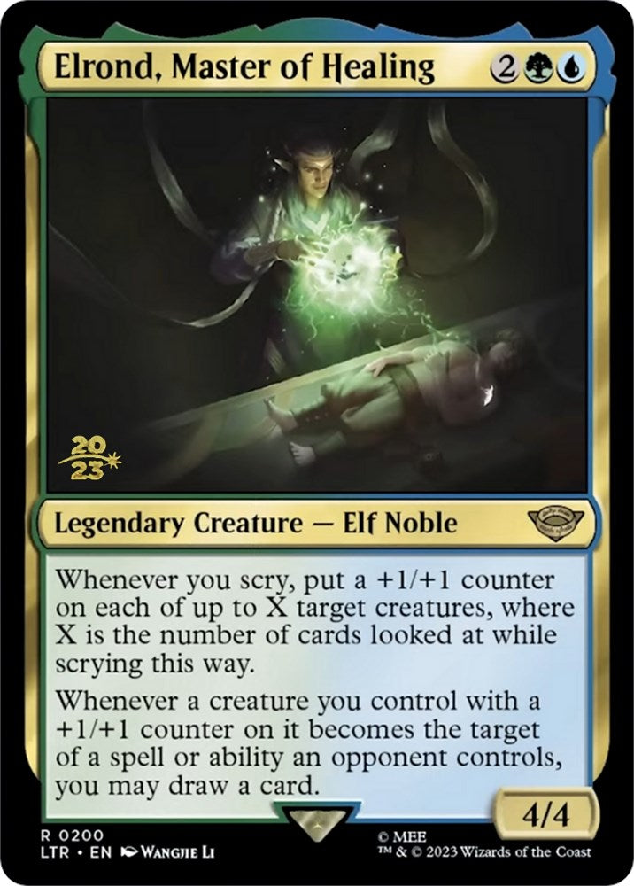 Elrond, Master of Healing [The Lord of the Rings: Tales of Middle-Earth Prerelease Promos] - PokeCharles PokeStore