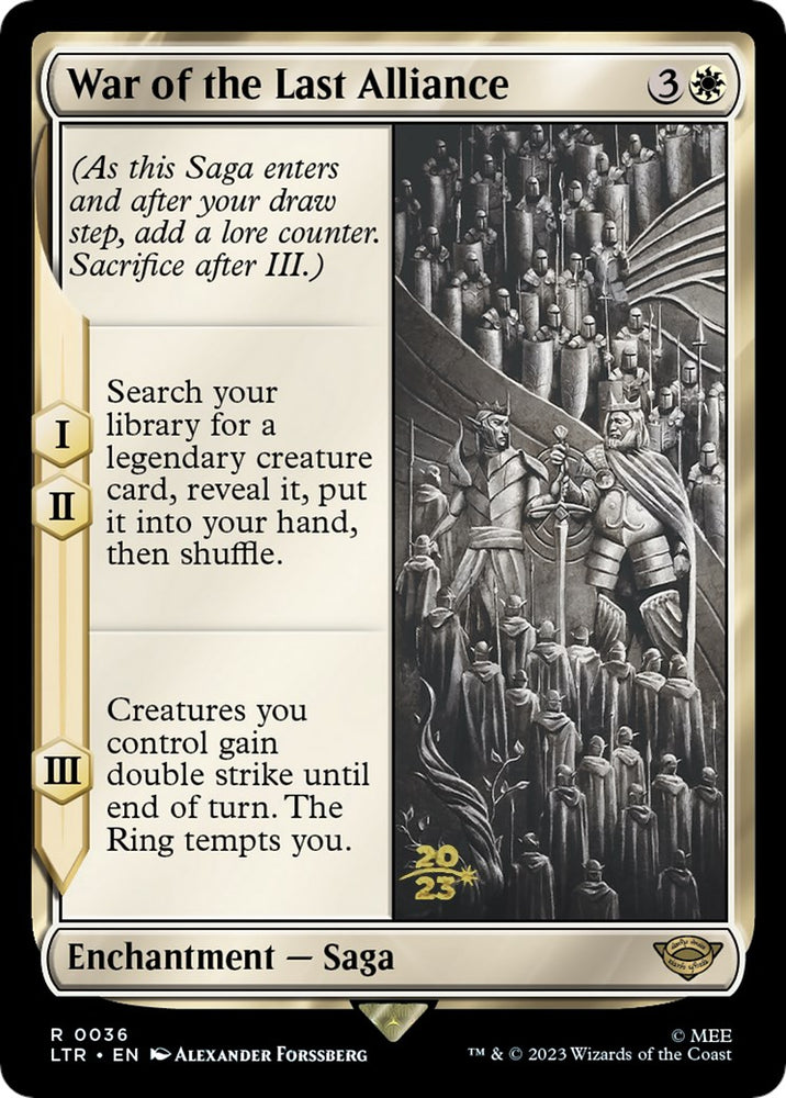 War of the Last Alliance [The Lord of the Rings: Tales of Middle-Earth Prerelease Promos] - PokeCharles PokeStore
