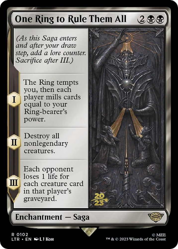 One Ring to Rule Them All [The Lord of the Rings: Tales of Middle-Earth Prerelease Promos] - PokeCharles PokeStore