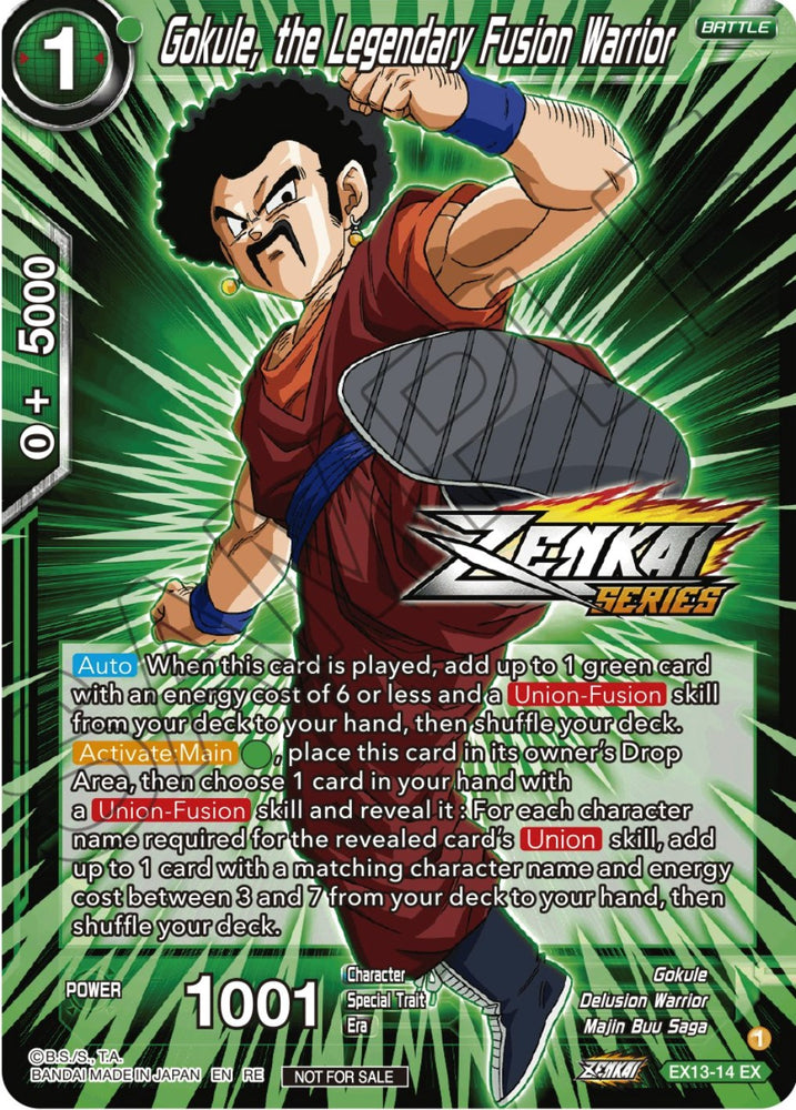 Gokule, the Legendary Fusion Warrior (Event Pack 12) (EX13-14) [Tournament Promotion Cards] - PokeCharles PokeStore