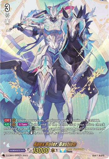 Apex Ruler, Bastion (D-CS01/005EN) [Deluxe Collector's Set 01: Vanguard Deluxe] - PokeCharles PokeStore