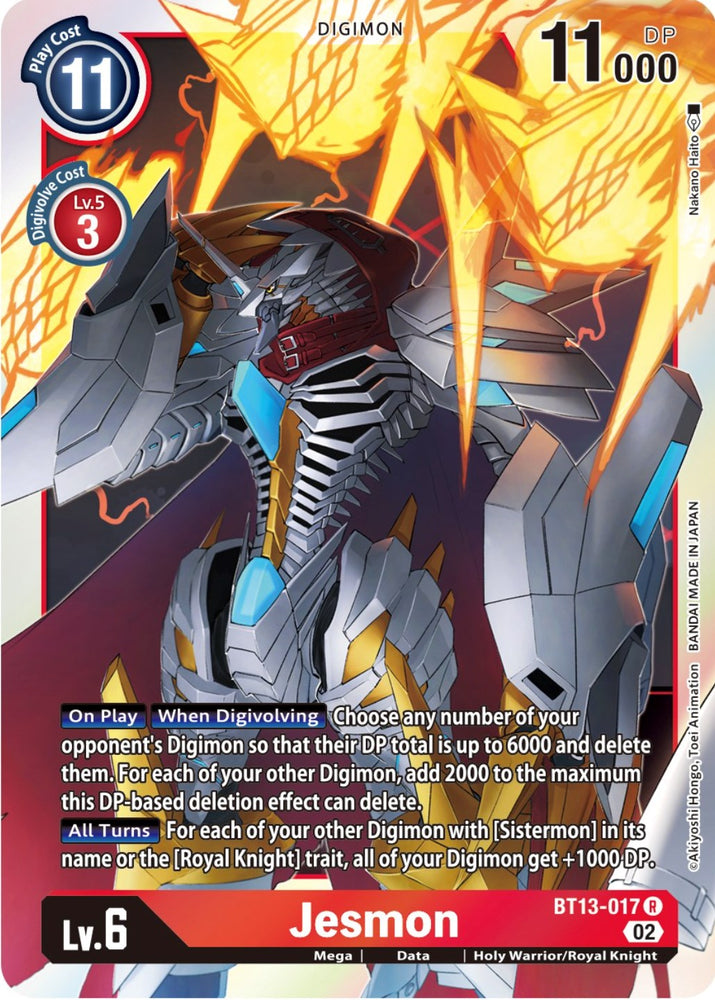Jesmon [BT13-017] [Versus Royal Knights Booster] - PokeCharles PokeStore