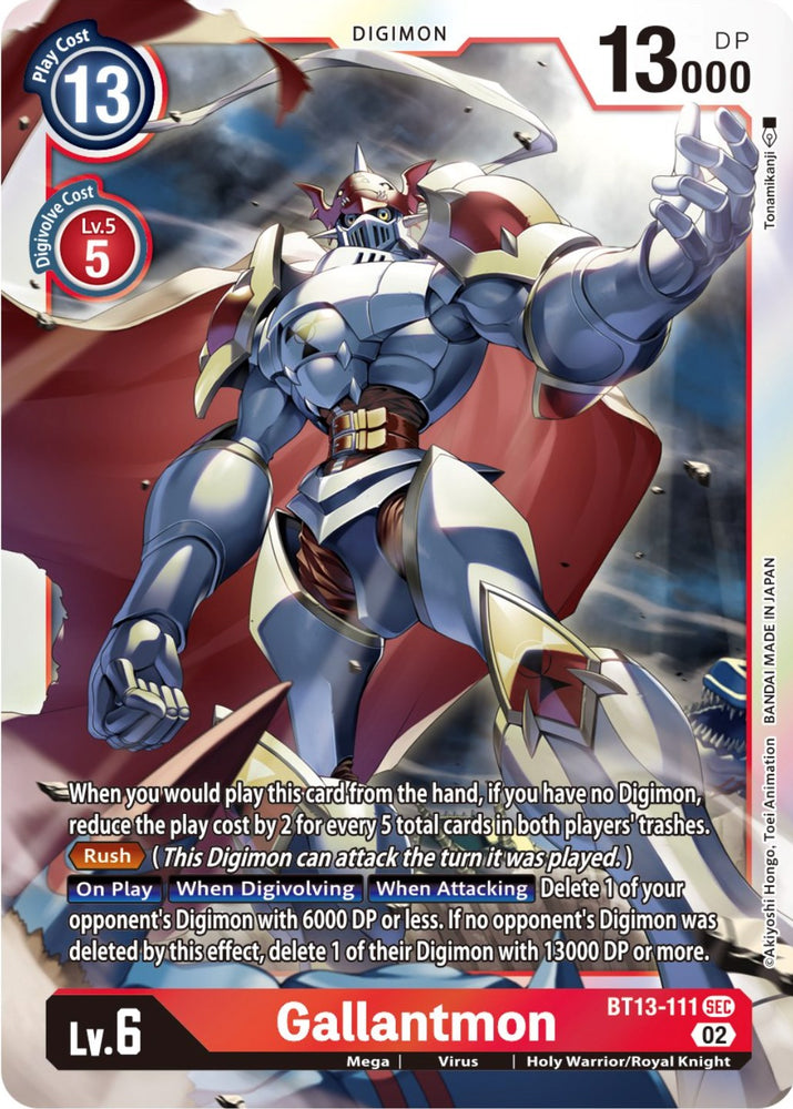Gallantmon [BT13-111] [Versus Royal Knights Booster] - PokeCharles PokeStore