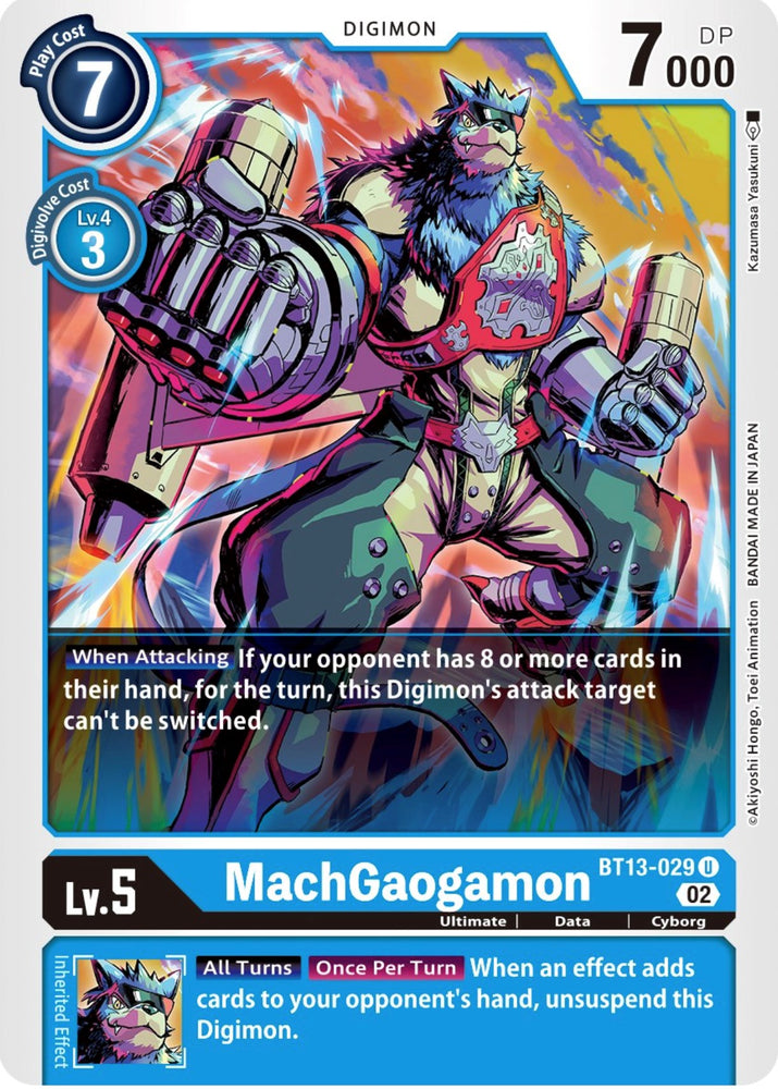 MachGaogamon [BT13-029] [Versus Royal Knights Booster] - PokeCharles PokeStore